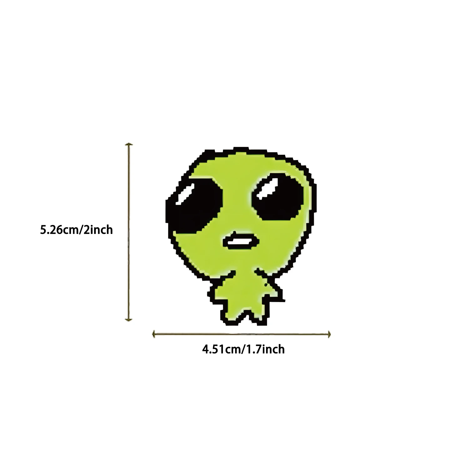 52pcs Green Alien Stickers Waterproof Reusable PVC Decals with Whimsical Designs for Laptops Water Bottles Skateboards Luggage