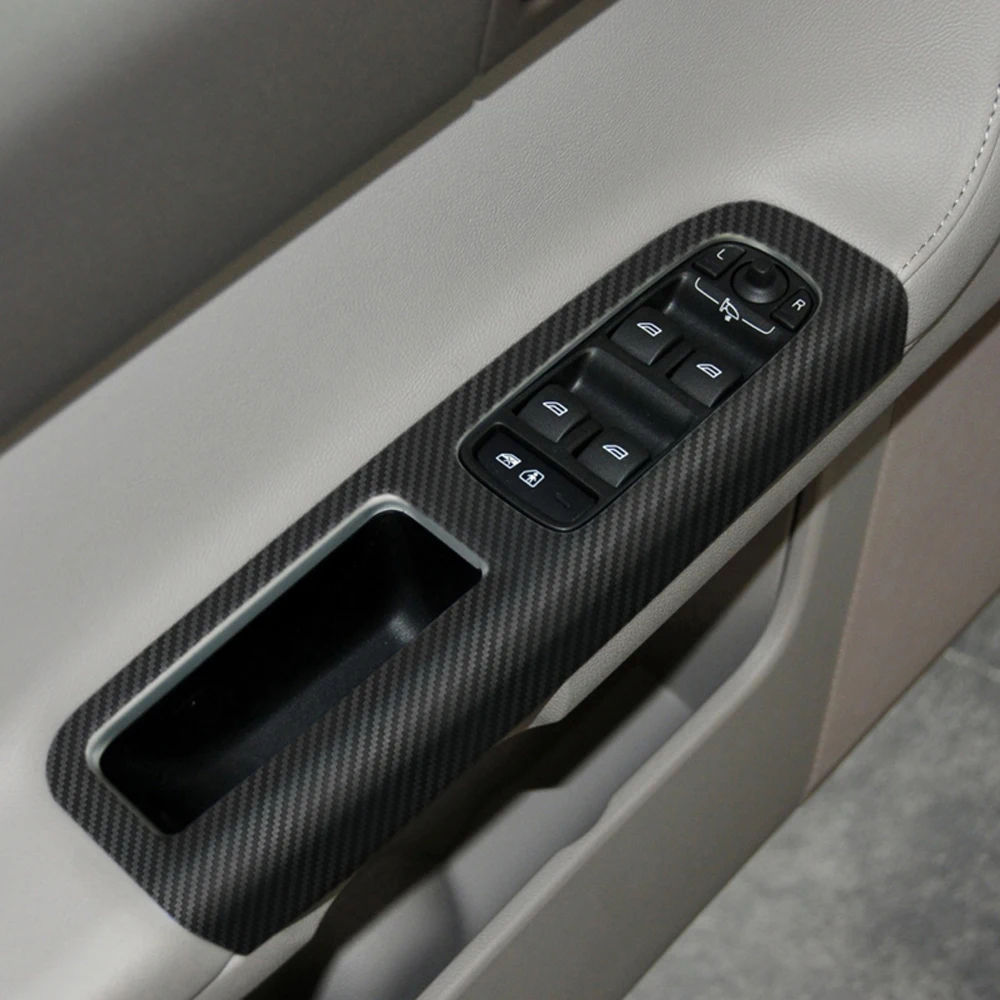 Carbon Fiber For Volvo S40 C30 V50 2008-2012 Film Interior Stickers Center Console Gear Dashboard Air Door Handle Lift Panel