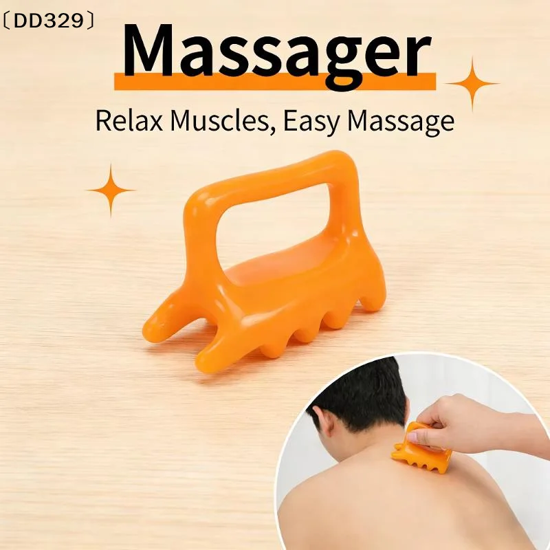 Massage Tool With Anti-Slip Handle Ergonomic Design Massage Nodules For Facial Skincare Muscle Relaxation Home Use〔DD329〕