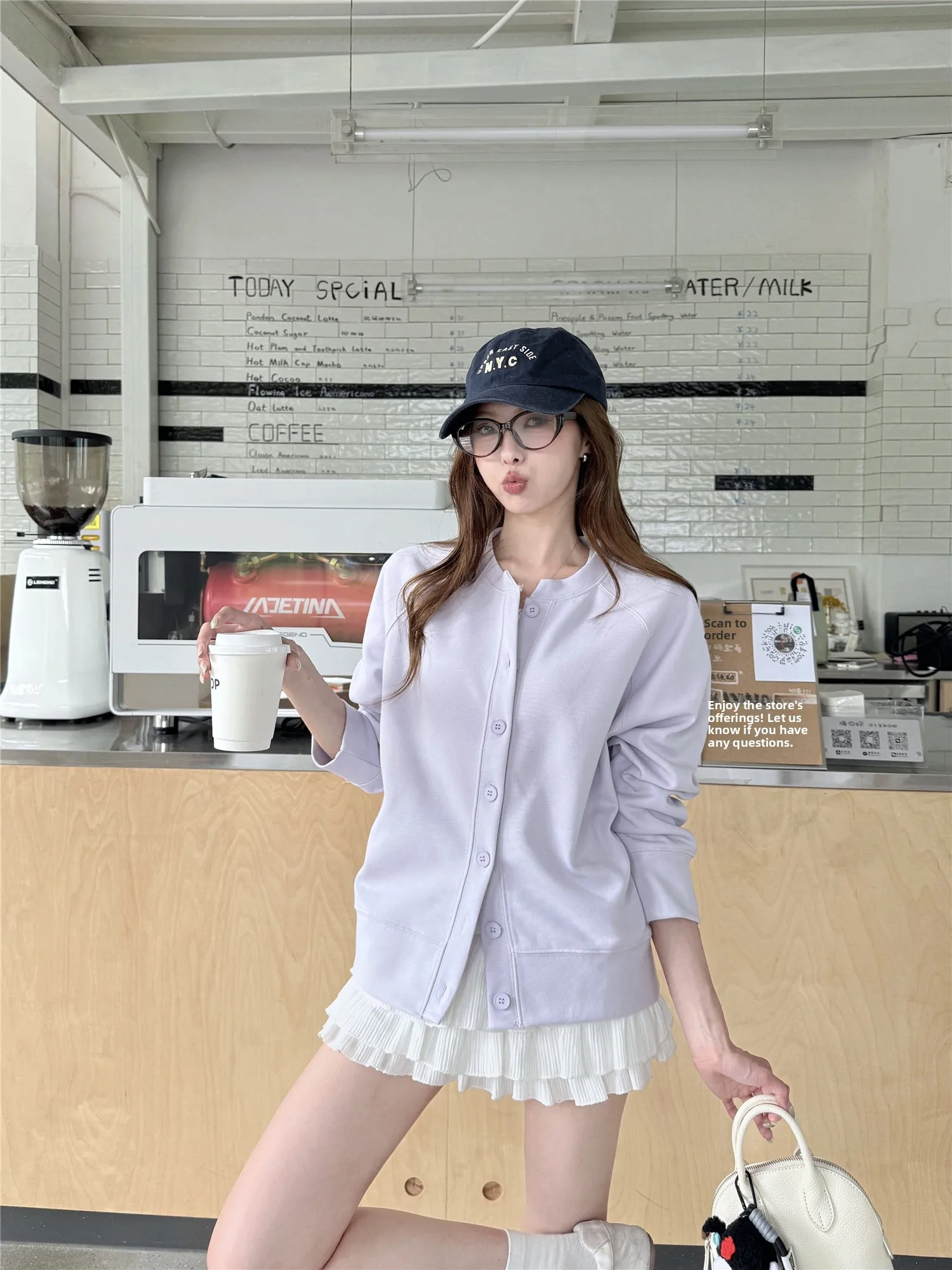 

Повседневный женский кардиган свободного кроя с круглым вырезом, длинными рукавами, осенний, модный, простой, элегантный