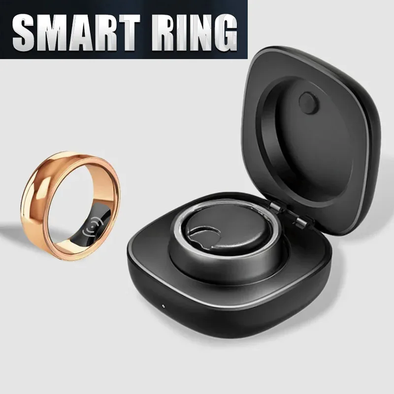 

Smart Ring Fitness Tracker with App Thermometer Blood Pressure Heart Rate Monitor Bluetooth-Compatible for Honor Play UMIDIGI C1