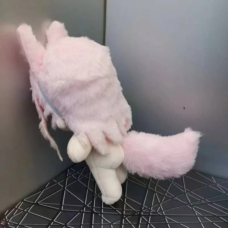 Peluche Honkai: Star Rail Jiaoqiu 20cm muñeca de juguete cuerpo quitar oreja cola juego Cosplay regalo para niños lindo DD