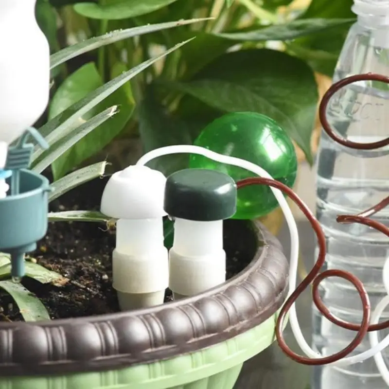 【BA】Flower Potted Automatic Watering Irrigation Device Drip Plant Waterer Gardening Tool Ceramic Drip Irrigation Device