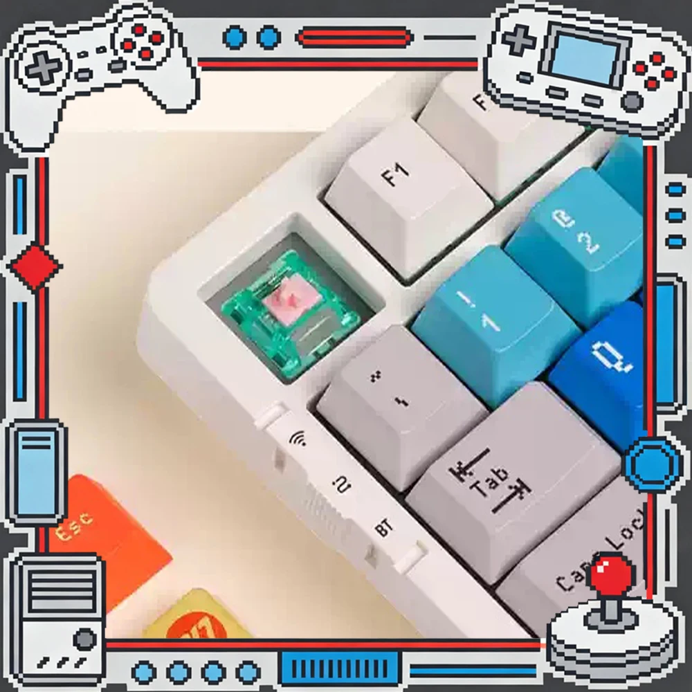 VGN V98 Pro V3 Mechanical Keyboard Light axis inspiration blessing Keyboard WPS classic color matching Pc Accessories Gift