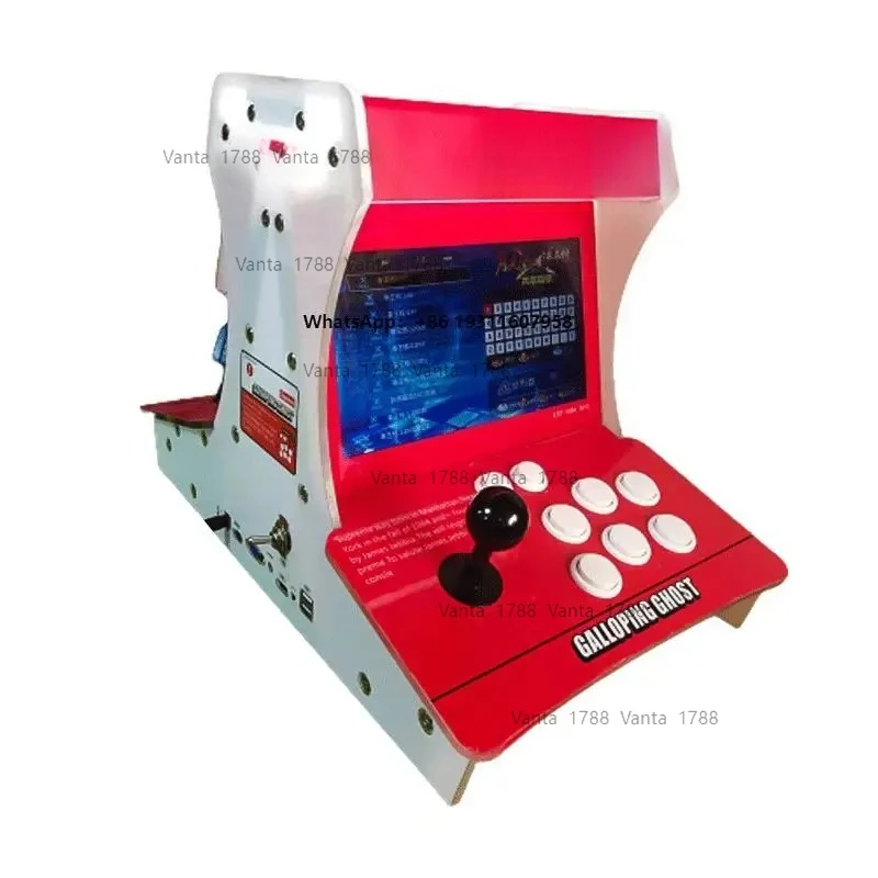 Moon Treasure Box Arcade Consola de dos joysticks Máquina de lucha Pandora todo en uno de escritorio