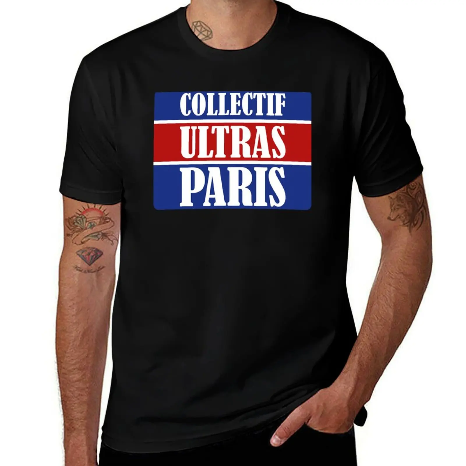 

Collectif Ultras Paris T-Shirt vintage graphic tee anime t shirts summer tops heavyweight t shirts for men