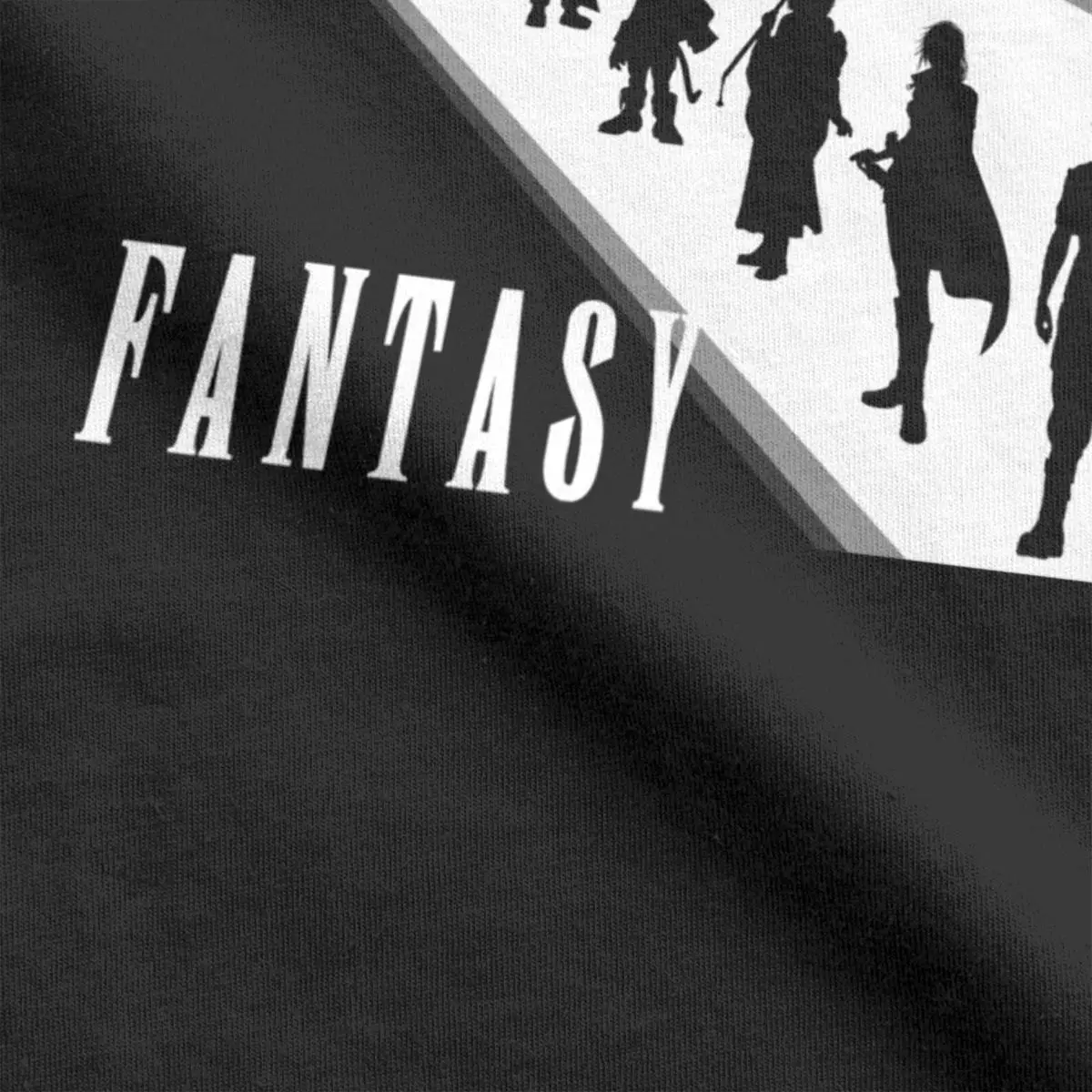 Final Fantasy History yuna tidus ffx noctis 100% Cotton Clothes Short Sleeve Round Neck Tee Shirt Birthday Present T-Shirts