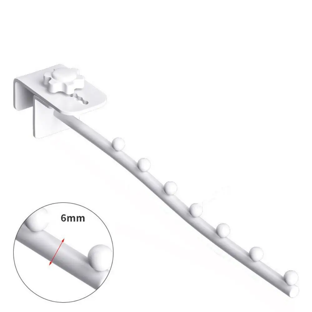 

Simple Iron Wall Mount Clothes Hanger Black/White Space Saving Clothes Drying Rack Adjustable Closet Organizer Balcony
