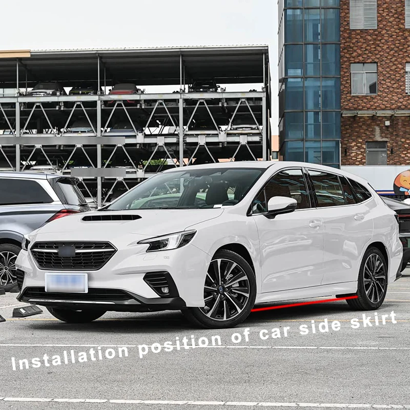 

High Quality Car Side Skirts Extensions Splitters Bumper Diffuser Spoiler Aprons Auto Accessories For Subaru Legacy 2010-2016