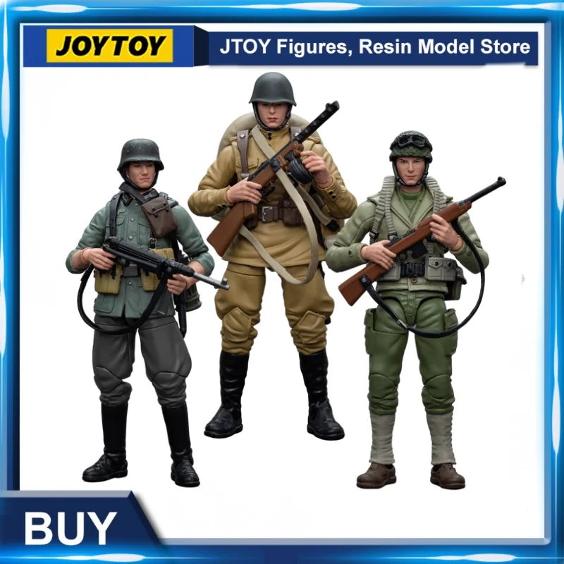 [Pre Sale] JOYTOY 1/18 Action Figure WWII Wehrmacht Soviet Infantry United States Army Military Model Free Shipping