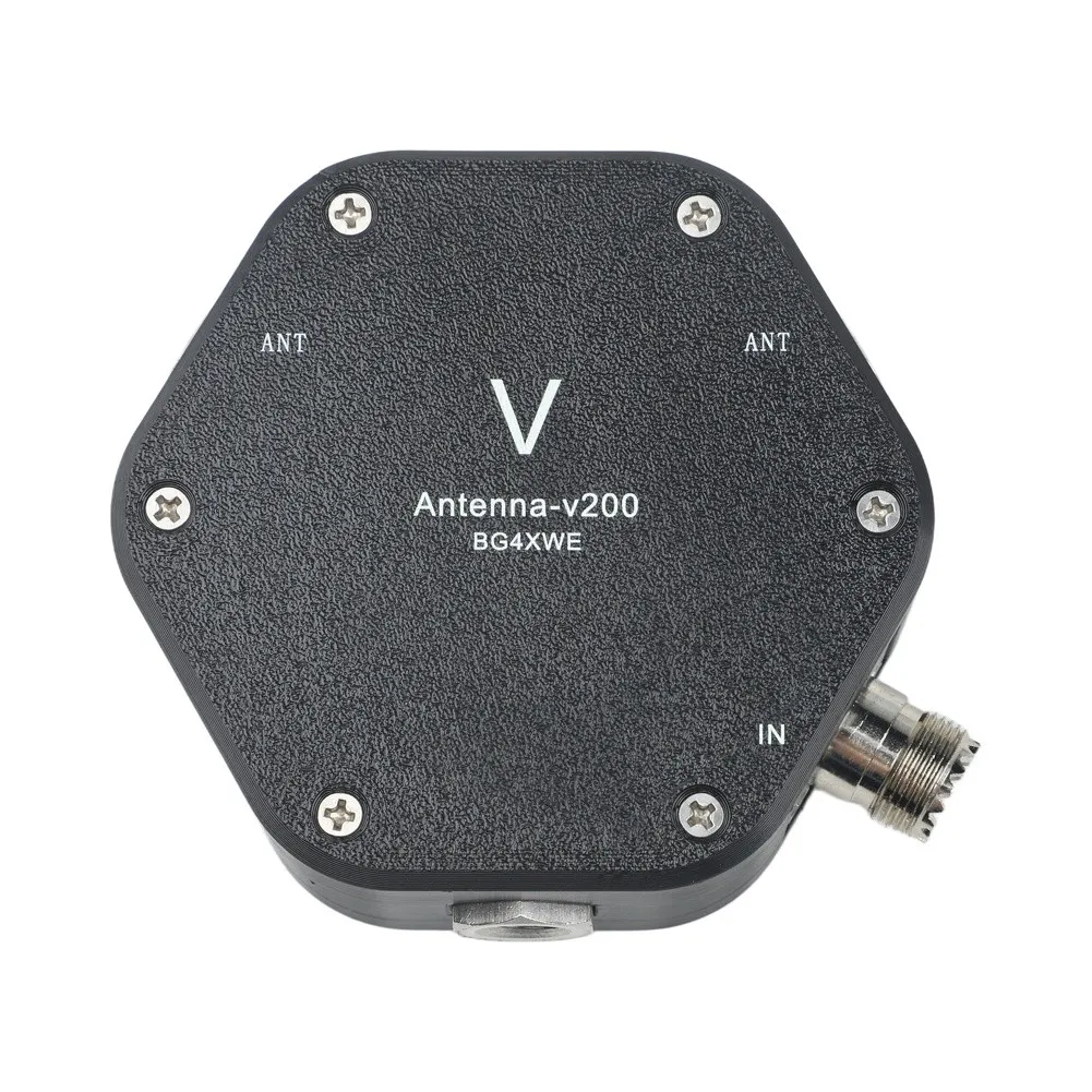 200W Balun for v200 for antenna Base For Outdoor Shortwave Telescopic Design Stainless Steel Construction V-shape Optimized ABS