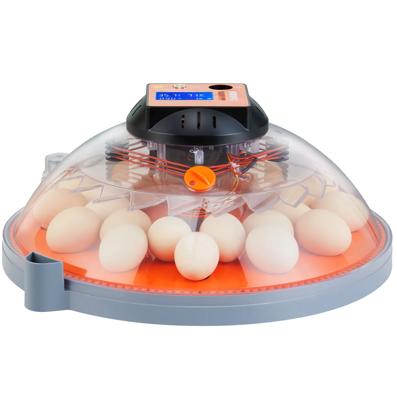 VEVOR 12/24/48 Egg Incubator Automatic Turner Poultry Hatcher with Temperature Humidity Control for Chicken Duck Hatching Eggs