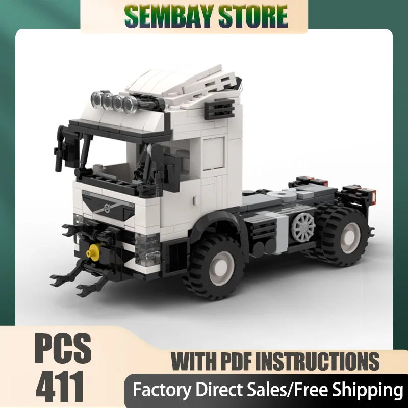 

Модель грузовика Moc, строительные кирпичи, модульная FM370, модель сельскохозяйственной грузовика, технологические блоки, рождественские игрушки «сделай сам», строительные подарки