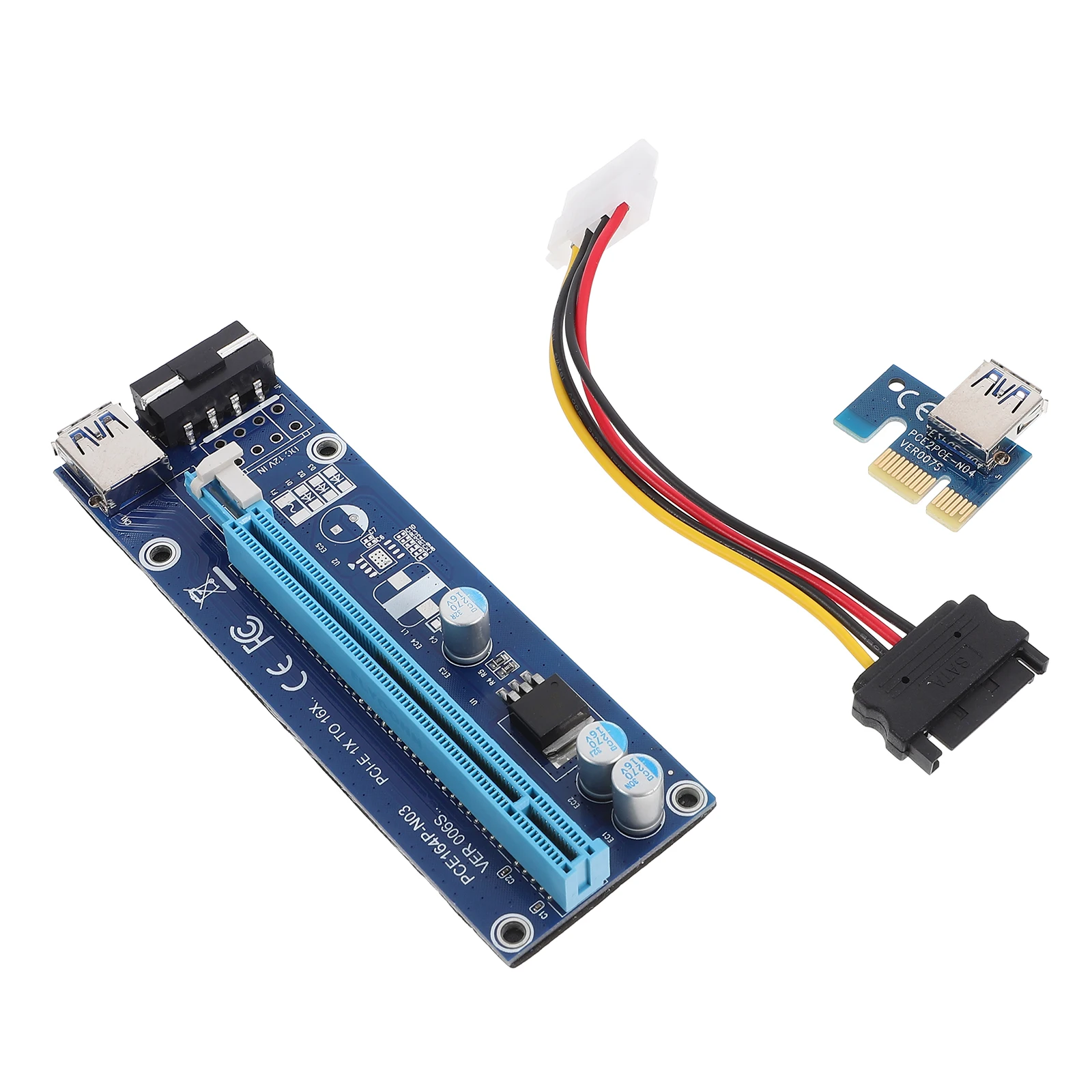 

PCI-E Adapter Card 1x to 16x Extender Computer Accessories Riser Gpu PCIe Extension Pcb