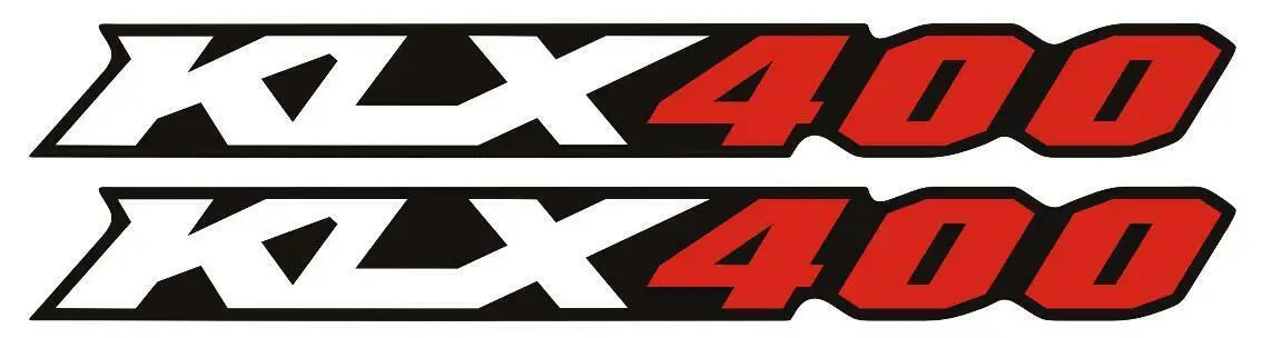 For KAWASAKI KLX 400 KLX400R KLX400SR 2002-2004 3D Glue Swingarm Stickers Decals