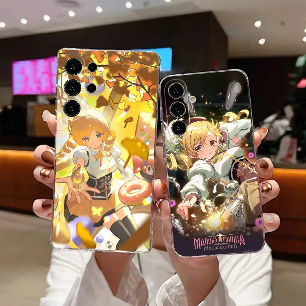 Mami Tomoe Puella Magi Madoka Magica  Phone Case Transparent Silicone Soft For Samsung S25,S24,S21,S22,S23,S30,Ultra,S20,Plus,Fe