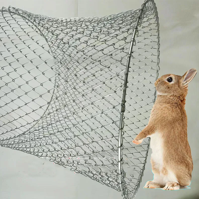 1meter long Squirrel Runway tunnel mesh Cage Running Cage Park Zoo Stretch Channel Mesh Cage tunnel for pets cats rabbits