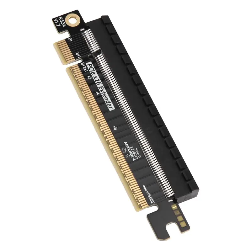 AT82-Gen5 Pcie 5.0 X16 To X16 Connector Expansion Riser Card Tester Protection Graphics Adapter PCB Extender 5.0