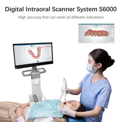 Fussen S6000 Dental 3D Digital Intraoral Scanner Color Scanning 3D High Resolution with High Precision Intraoral Camera