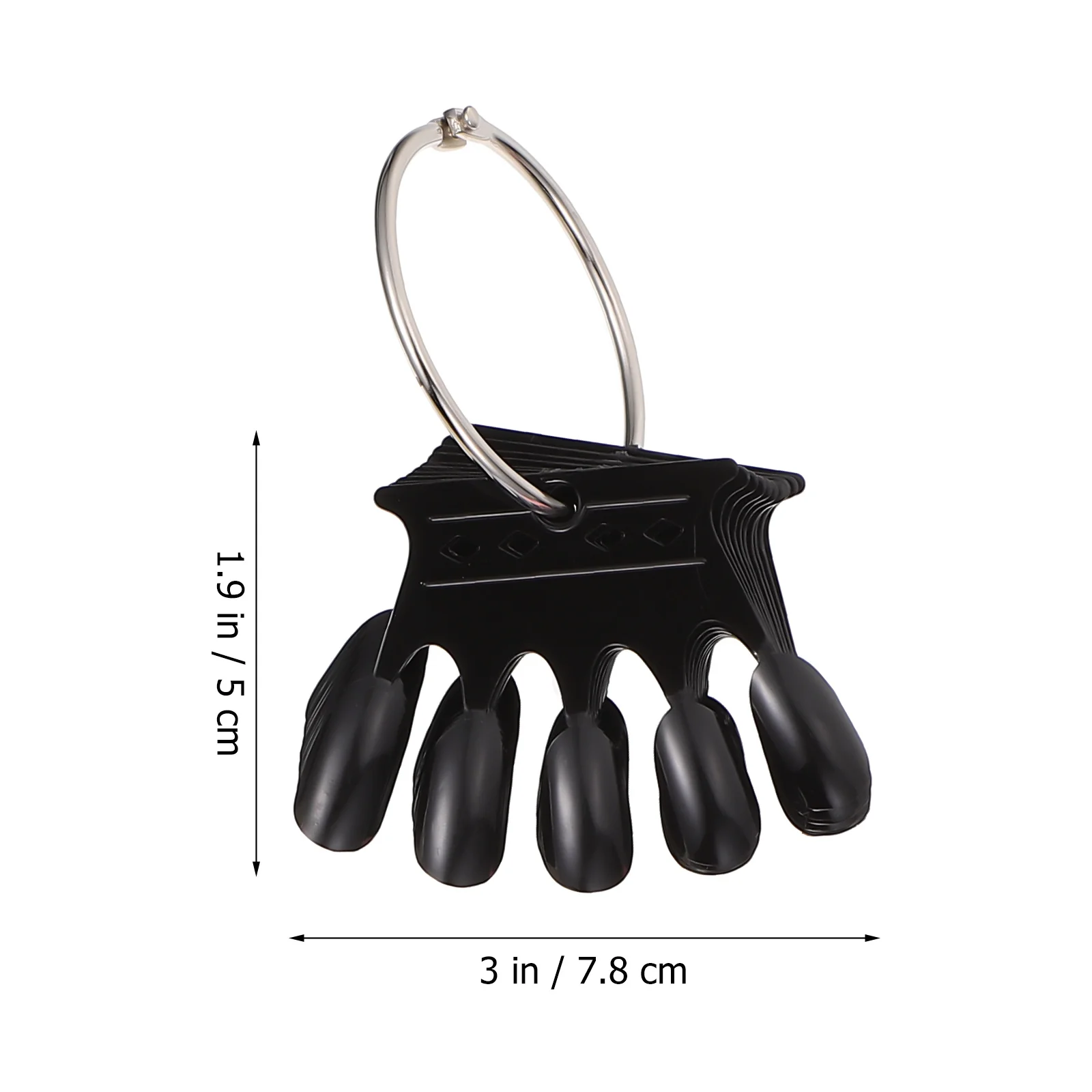 

5pcs Color Card Tips Manicure Display Boards For Salon School Art Supplies False Nail Polish Samples Storage Organizer Nail