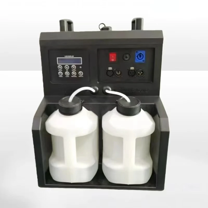 LED DMX512 Remote Control Electric 2000W Fog & Bubble Machine Double Wheel Smoke Bar KTV Hole Performance Special Effects Blower view 2