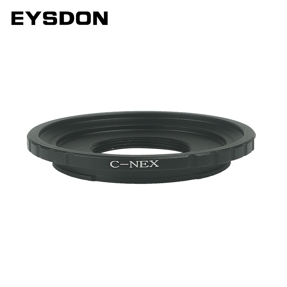 EYSDON Lens Mount Adapter C to NEX Converter Compatible with C-Mount CCTV/Cine Lenses on Sony E-Mount Cameras