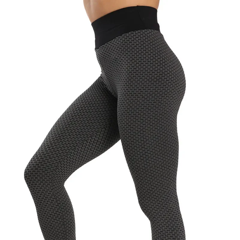 Sexy leggings de fitness mulher cintura alta empurrar para cima leggings anti celulite ginásio nádegas espólio legging