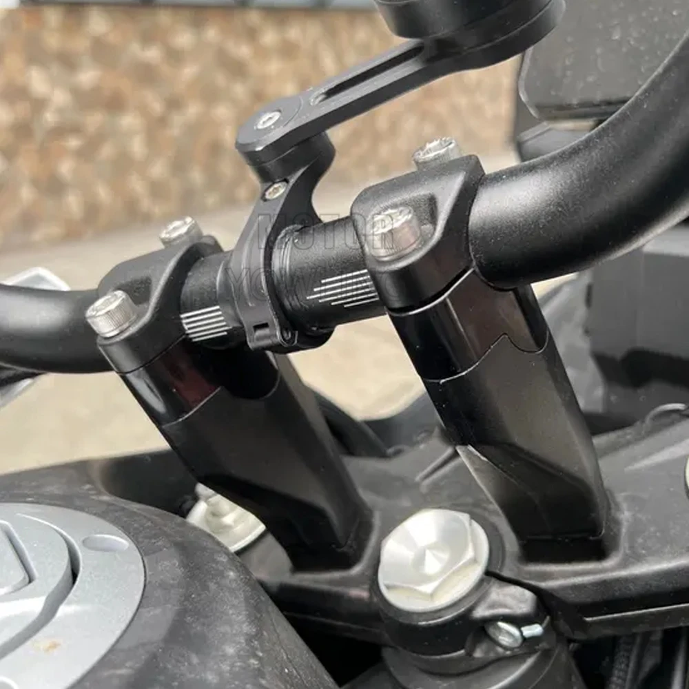 

For CFMOTO 450MT 800MT 800MT-X 2021-2024 2025 Motorcycle Accessories 450 800 MT Handlebar Risers Handle Bar Clamp Extend Adapter