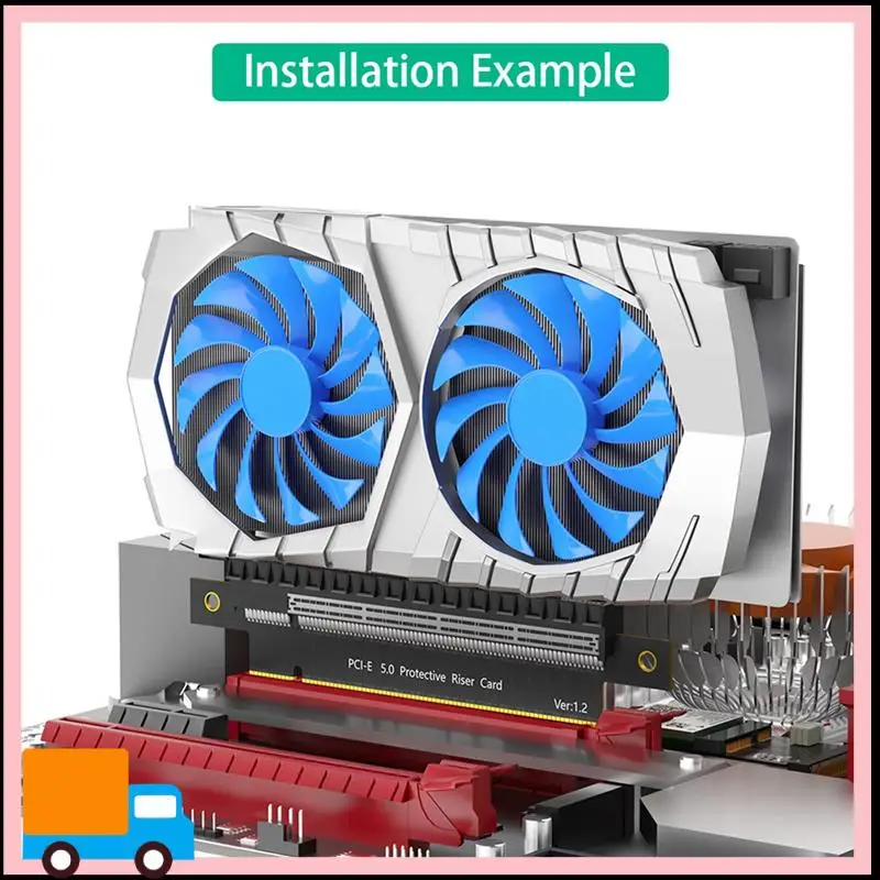 Profesjonalny adapter karty rozszerzeń PCI-E Express PCI-E Express Riser Card Adapter 16X męski na żeński