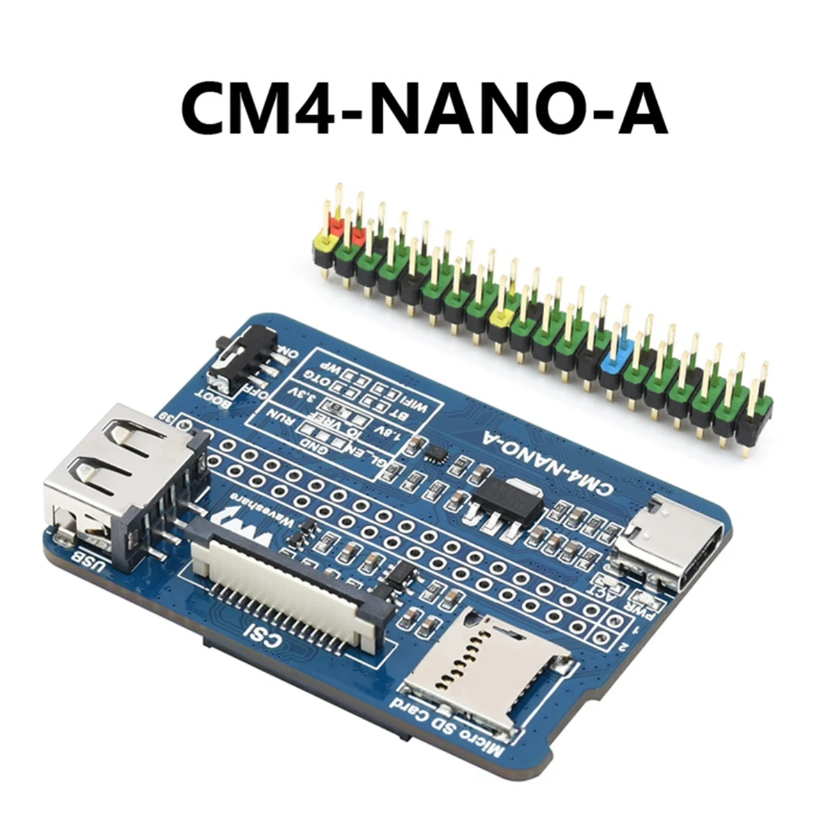 IYBBW-For Raspberry Pi CM4 NANO A Expansion Board for Raspberry Pi Compute Module 4 for Raspberry Pi 40PIN GPIO Interface