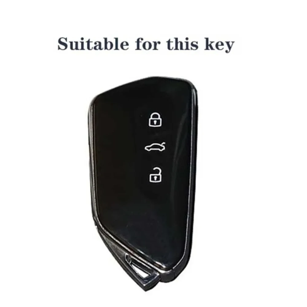 Car Key Case Cover FOB for VW Volkswagen/Golf 8 MK8 ID.3 ID.4 /Cupra/Skoda/Octavia A8/SEAT/Leon MK4 2020 2021/Formentor/Tarraco view 6