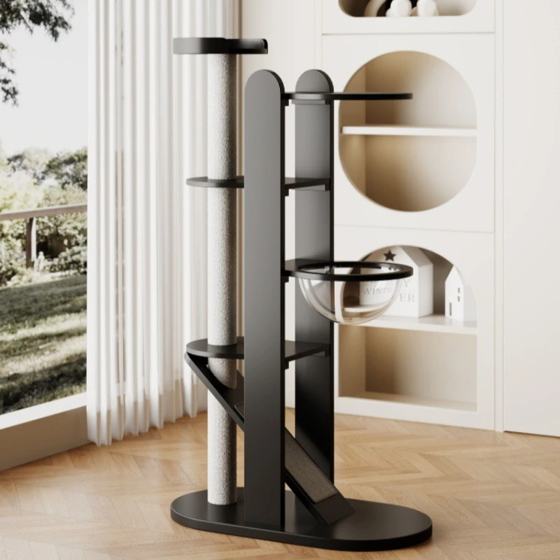 

Solid wood cat nest cat tree integrated home use does not occupy space Cat scratching post small