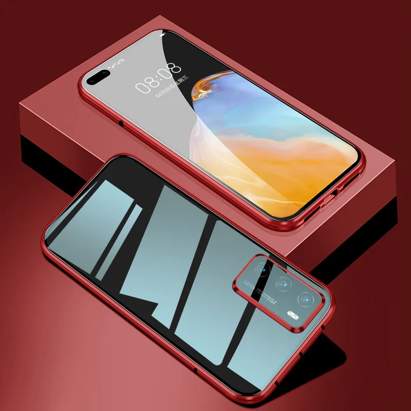 Double Side 360 copertura in vetro magnetico per obiettivo All-Inclusive per Xiaomi Mi 11 Pro Mi 11 Lite Mi 11 Ultra Mi 11i custodia protettiva per