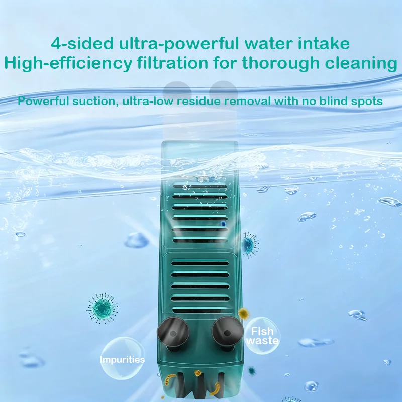 فلتر خزان الأسماك دورة تنقية المياه 3 في 1 خزان الأسماك السلحفاة مضخة الأكسجين الترشيح كتم 220-240 فولت