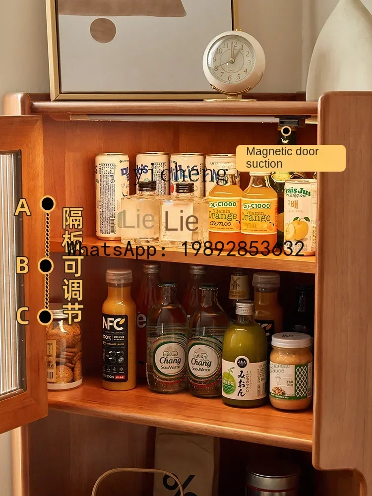 

LYY Solid Wood Corner Cabinet Corner Living Room Corner Storage Triangle Wall Locker