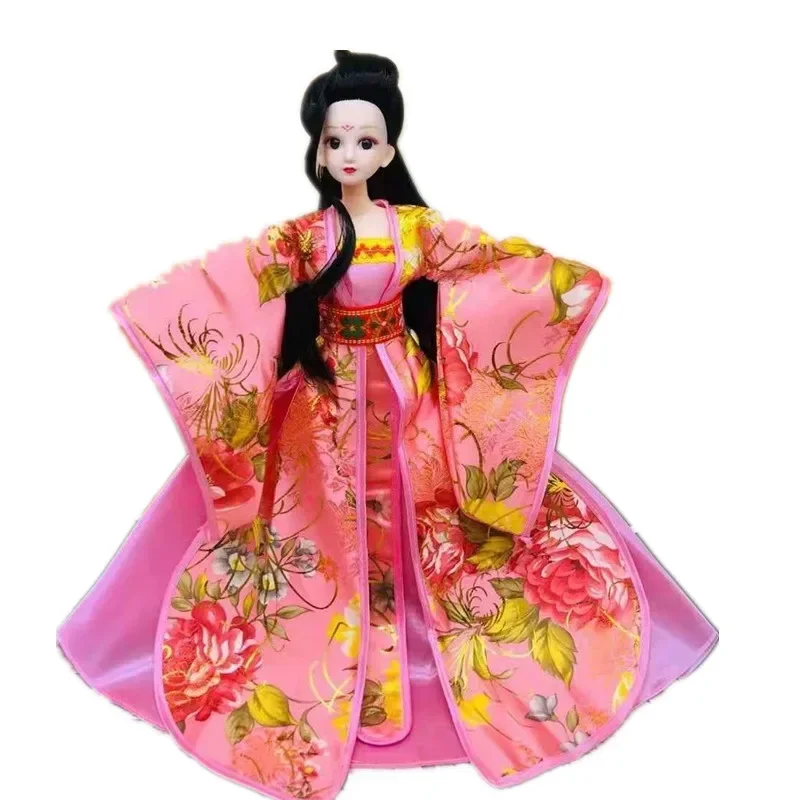 Traditional Chinese Ancient Beauty Clothes For Barbie Doll Dress Princess Evening Party Gown Wedding Costume Playhouse Toys 1/6