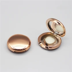 0.2-1g Eyeshadow Palette Round Monochromatic Case Small 25mm Portable Shadow Highlight Box for Mini Cosmetic Sample