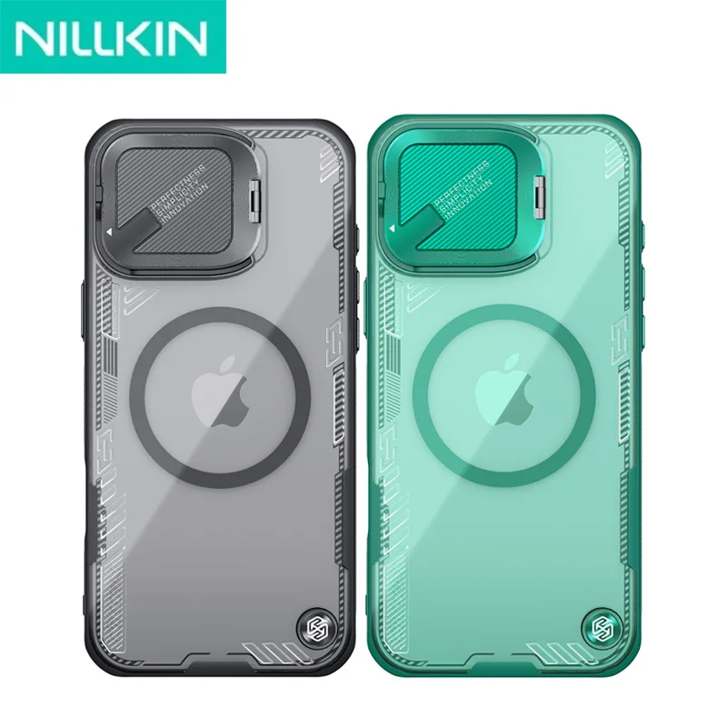 Nillkin MagSafe Case For iPhone 16 Plus Magnetic Anti Shockproof Back Cover for iPhone 16 Pro Max With Camera Holder