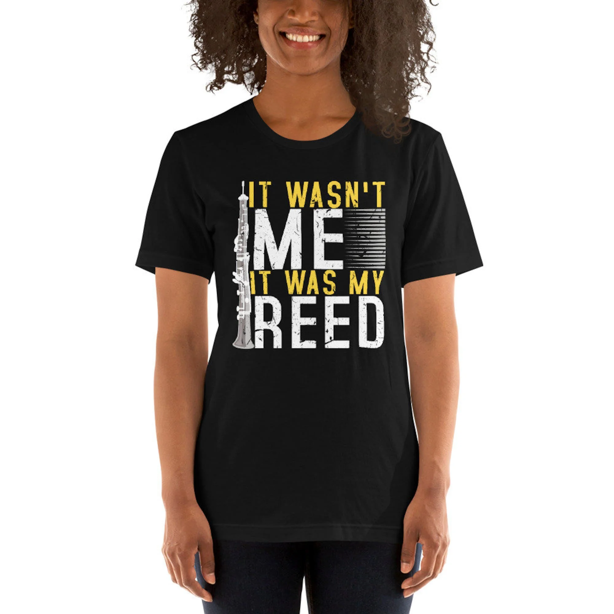 It Wasn't Me It Was My Reed Oboe Musician Band Oboist Marching Band Woodwind Unisex T-Shirt