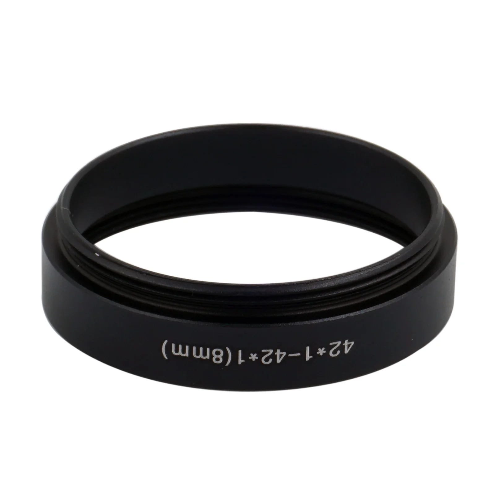 Aluminum M42-M42 42mm x 1mm Screw Mount Extend Tube ring Adapter