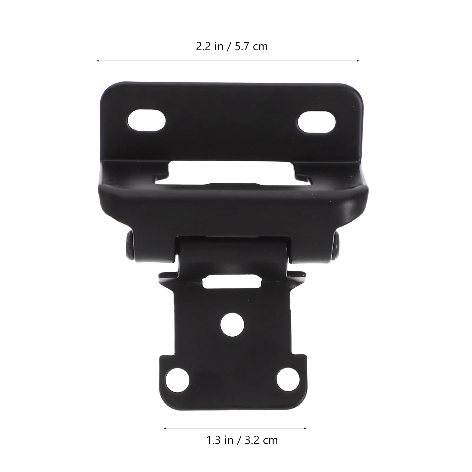 4Pcs Metal Self Closing Cabinet Hinges Iron Construction Rust Resistant Flexible Smooth Operation Kitchen Cabinet Door Hinges
