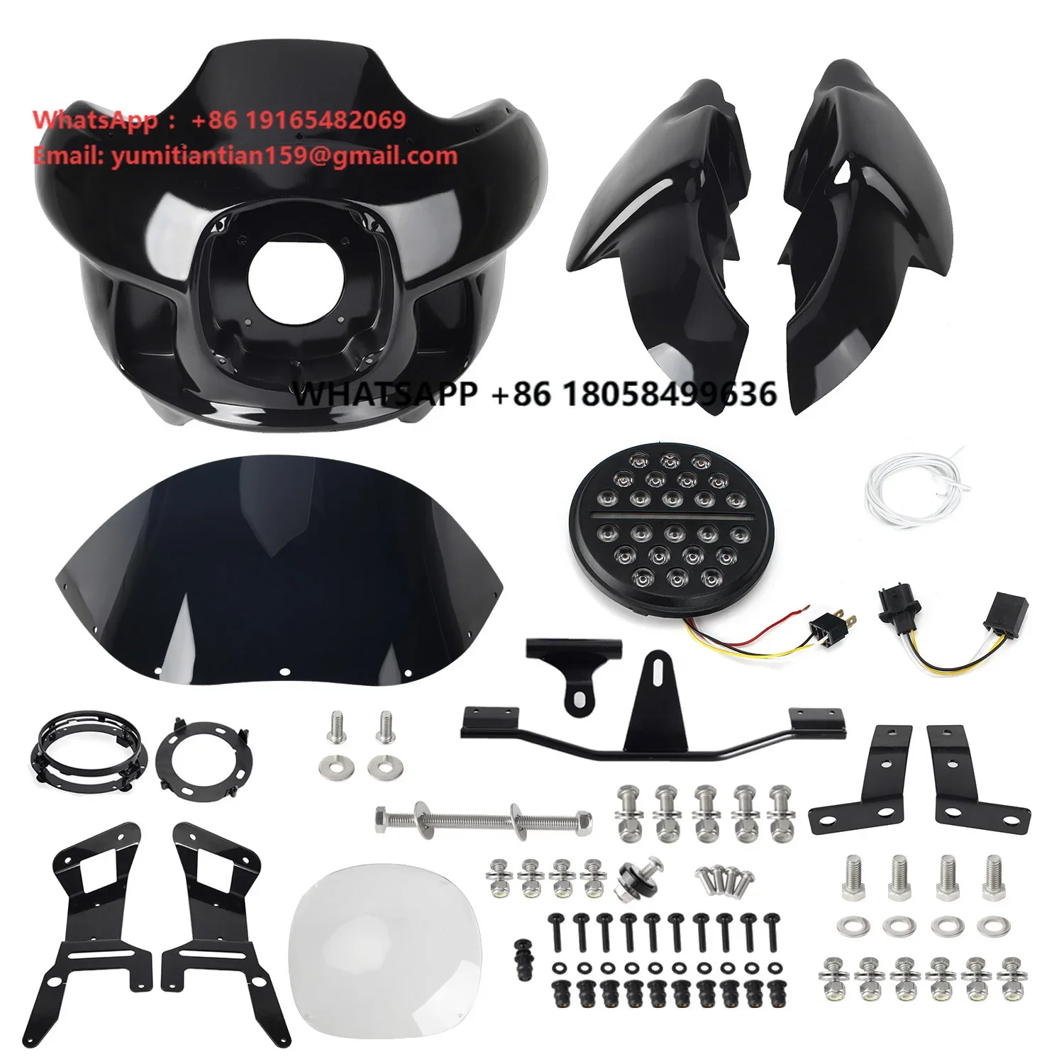Motorcycle Headlamp/Lower Leg Fairing 7