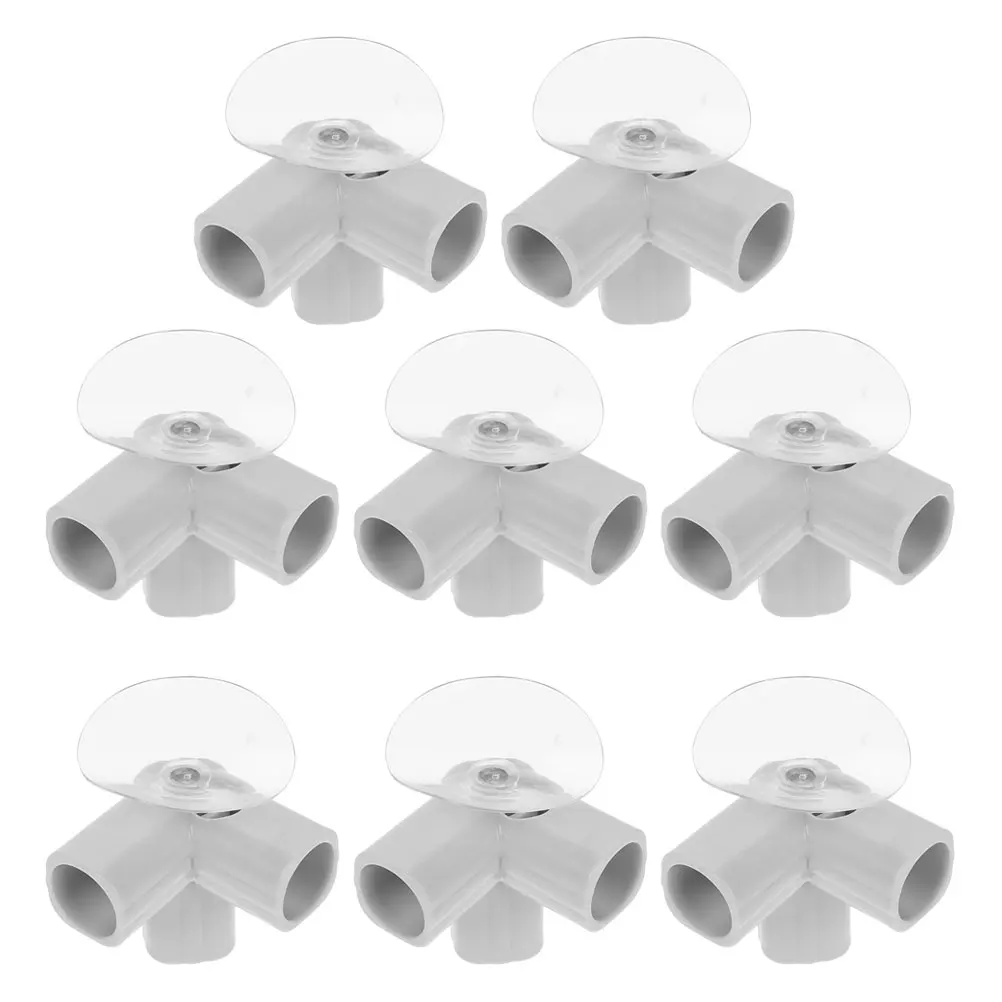 8Pcs Baby Playpen Replacement Connectors Elbow Tee Pipe Fittings Indoor Safety Gear Plastic Pipe Connectors 0.866 Inch Diameter
