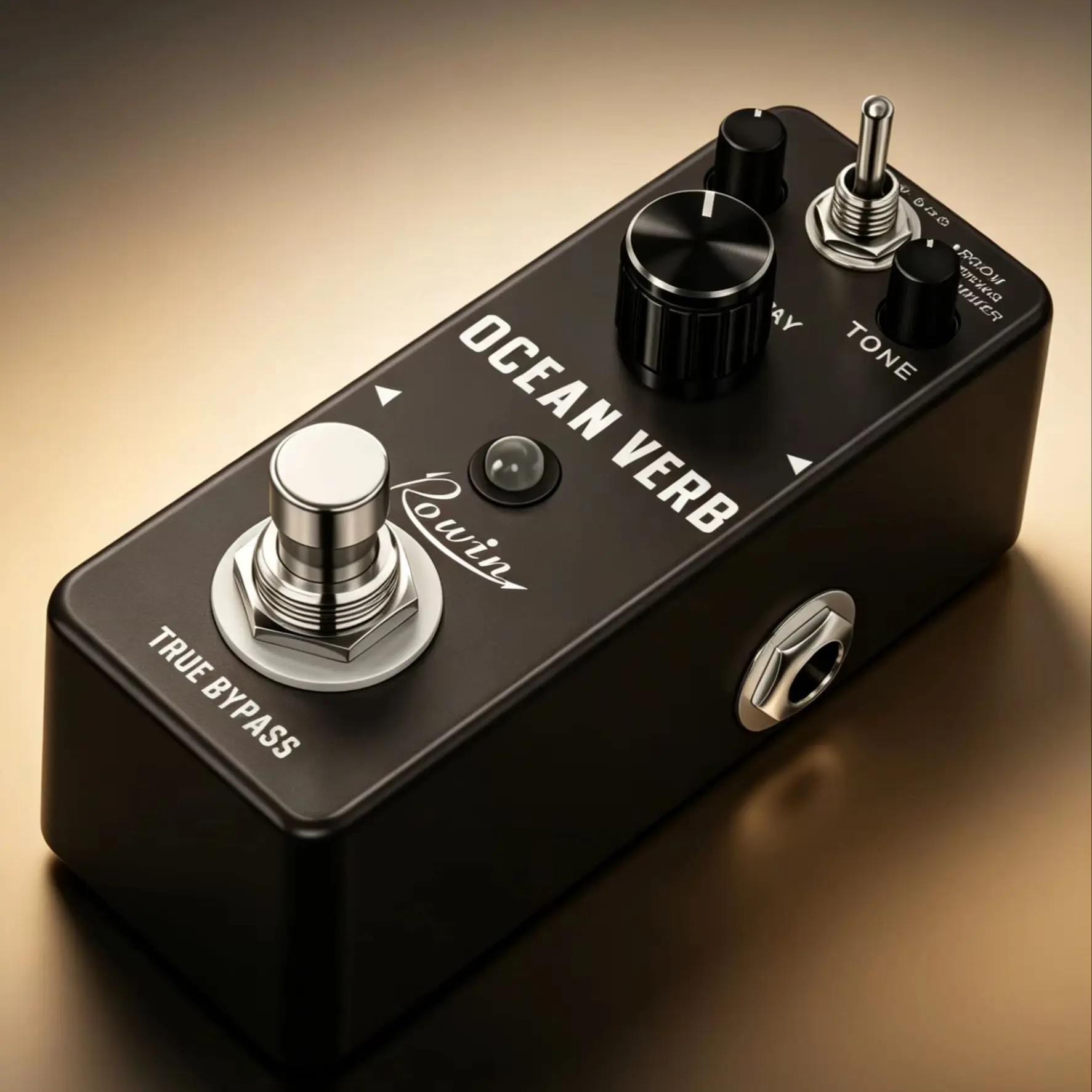 ROWIN LEF-3800 Digital Reverb Pedal Guitar Ocean Verb Pedal Room Spring Shimmer 3 Modes Wide Range With Storage Of Timbre Pedal