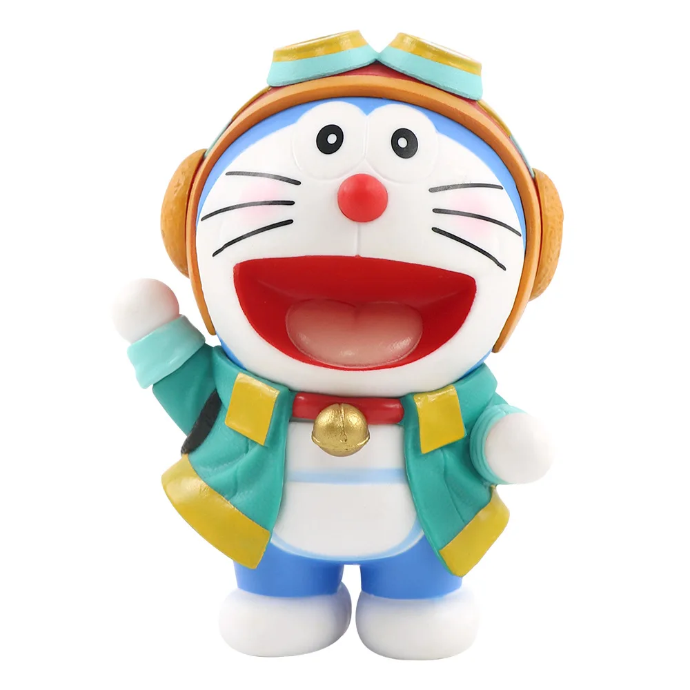 

Doraemon слепая коробка игрушка Dingdang Cat синий жирный робот кошка милая фигурка аниме модель очаровательный орнамент украшение для рабочего стола в подарок