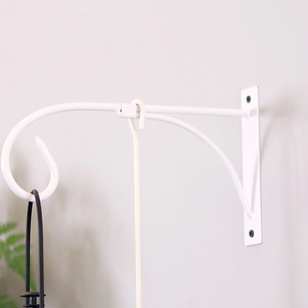 

Wall Hanger Pot Hook Holders Hanging Basket Bonsai Hanging Hook Planter Bracket Durable Stable Home Office Balcony Use