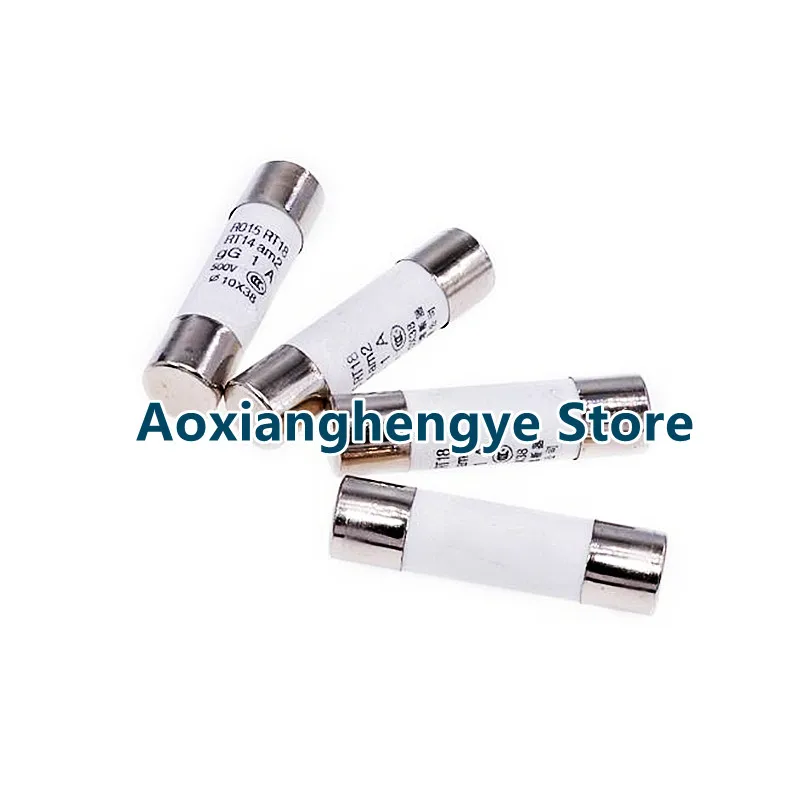 20PCS R015 fuse RO15 ceramic fuse tube 10X38 500V RT18 1A 2A 3A 5A 6A 8A 10A 16A 20A 25A 32A
