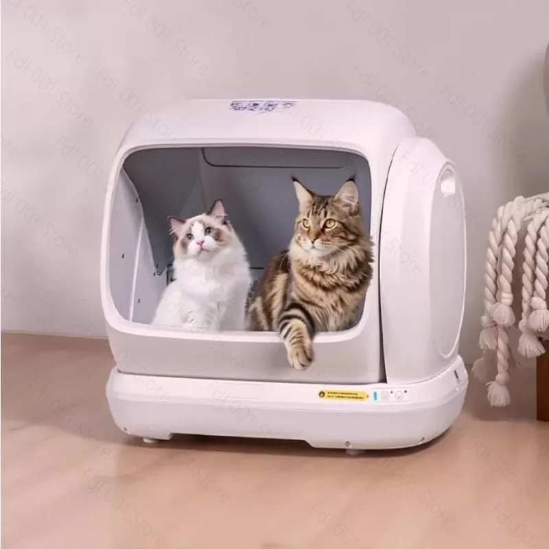 Automatic cat litter box shoveling feces Electric cat litter Air cat toilet 110v link