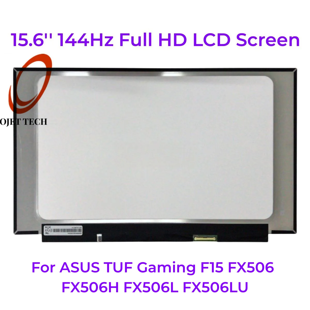 for ASUS TUF Gaming F15 FX506 FX506H FX506L FX506LU 15.6'' 144Hz Full HD LCD Screen Display IPS LED Panel Matrix 40 Pins