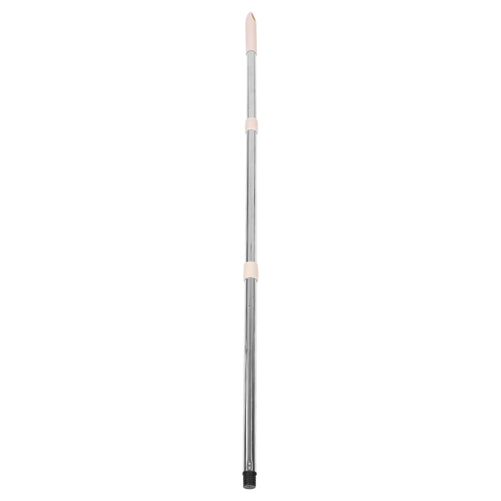 Three-Section Universal Stainless Steel Mop Handle Protective Cover Threaded Replacement Rod American German Italian Threading